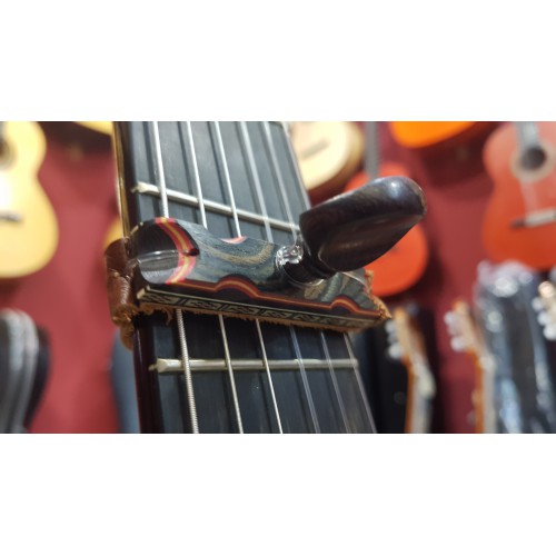 Cejilla guitarra Española clasica tipo Dunlop plana - Classical Guitar Capo