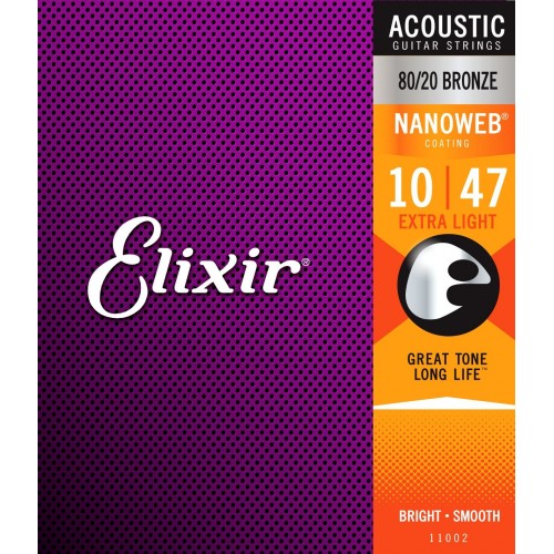 Elixir 11002 - Juego de cuerdas acustica