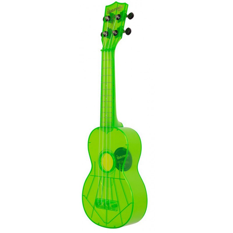 UKELELE SOPRANO WATERMAN VERDE TRANSPARENTE