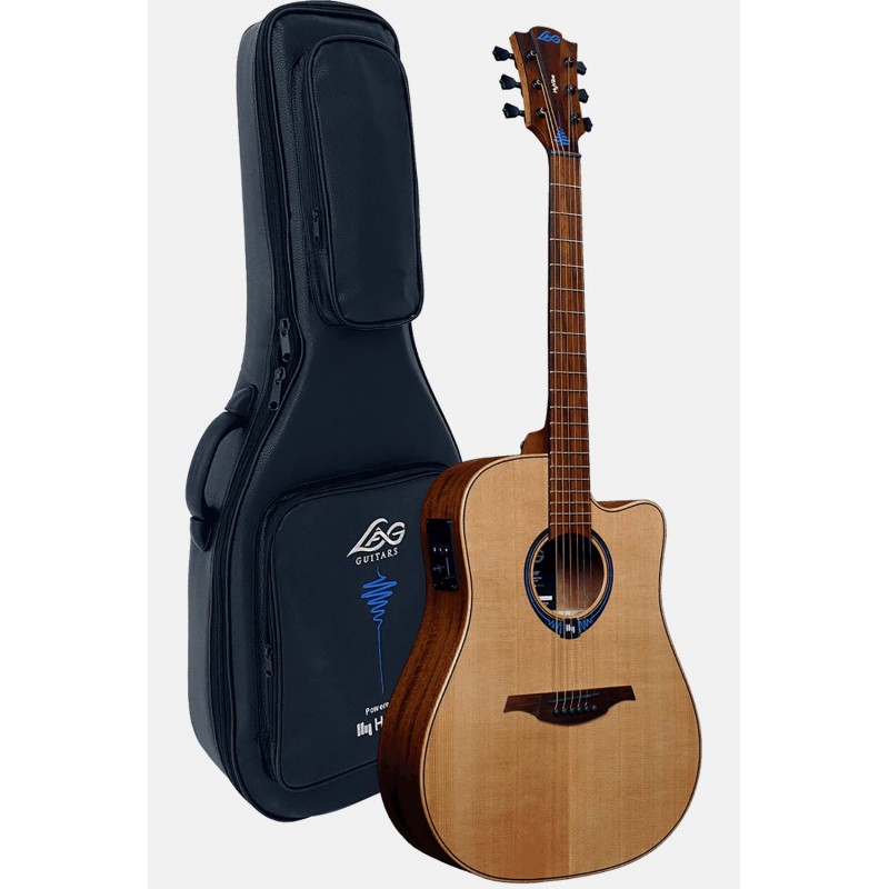 LAG DREADNOUGHT TRAMONTANE HYVIBE 10 A/E CUTAWAY