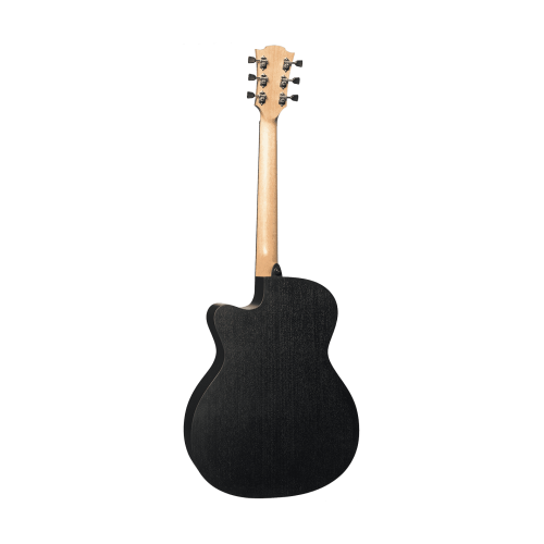 GUITARRA ACÚSTICA LÂG AUDITORIUM CUTAWAY TRAMONTANE 70 A/E - BLACK & BROWN