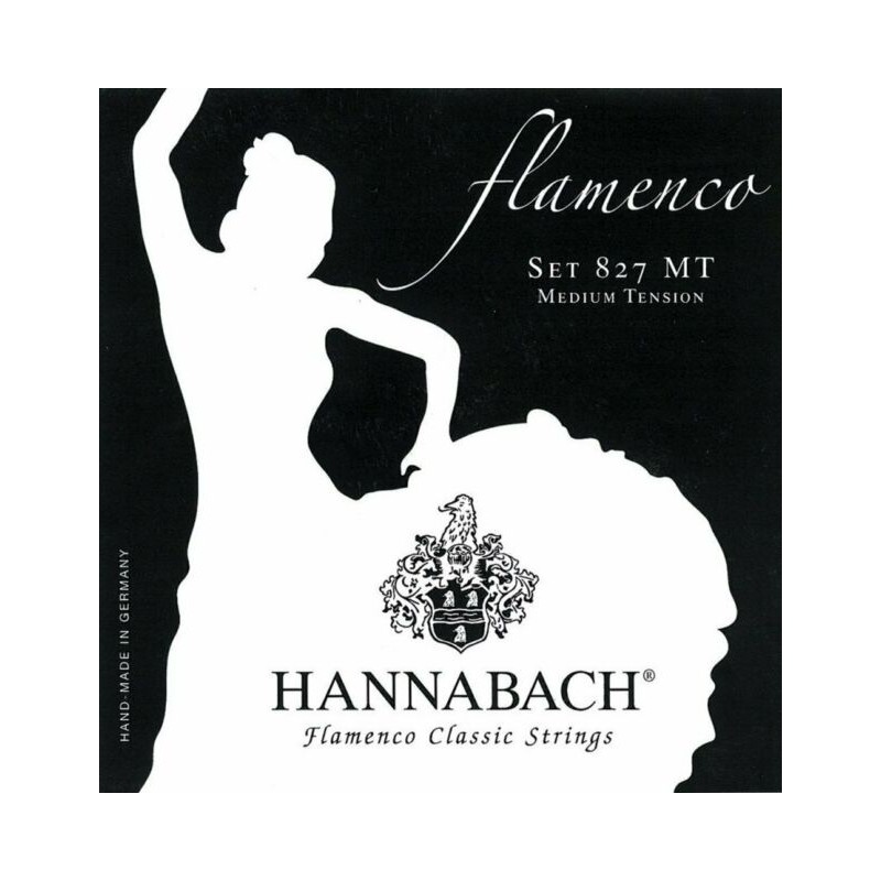 Juego de cuerdas Hannabach Flamenco 827MT