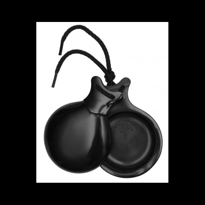 Castañuelas VIDRIO NEGRO talla grande