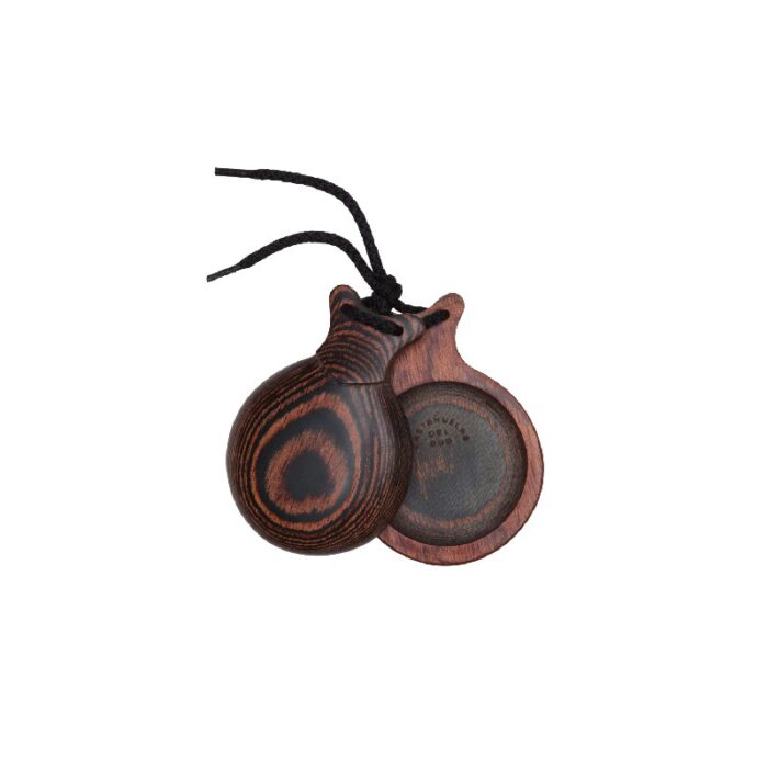Castañuelas MADERA Y TELA talla pequeña