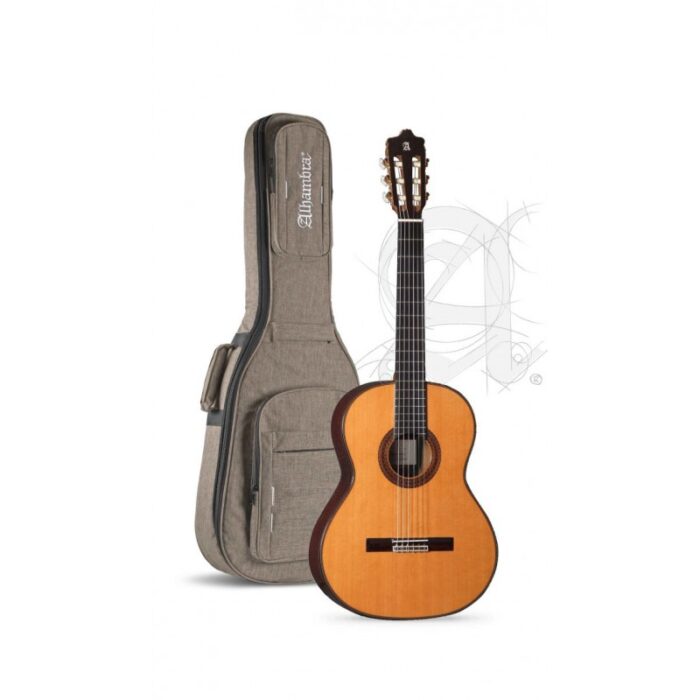 ALHAMBRA 7P - GUITARRA CLASICA CON FUNDA 9738