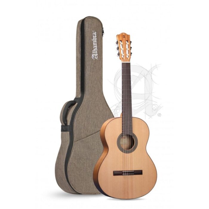 ALHAMBRA 2F  - GUITARRA FLAMENCA CON FUNDA 9730