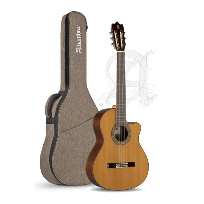 ALHAMBRA 3C CW E1 - GUITARRA CLASICA ELECTRIFICADA CUTAWAY CON FUNDA 9730