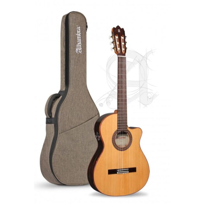 ALHAMBRA IBERICA ZIRICOTE CTW E8 - GUITARRA CLASICA ELECTRIFICADA CUTAWAY CON FUNDA 9730