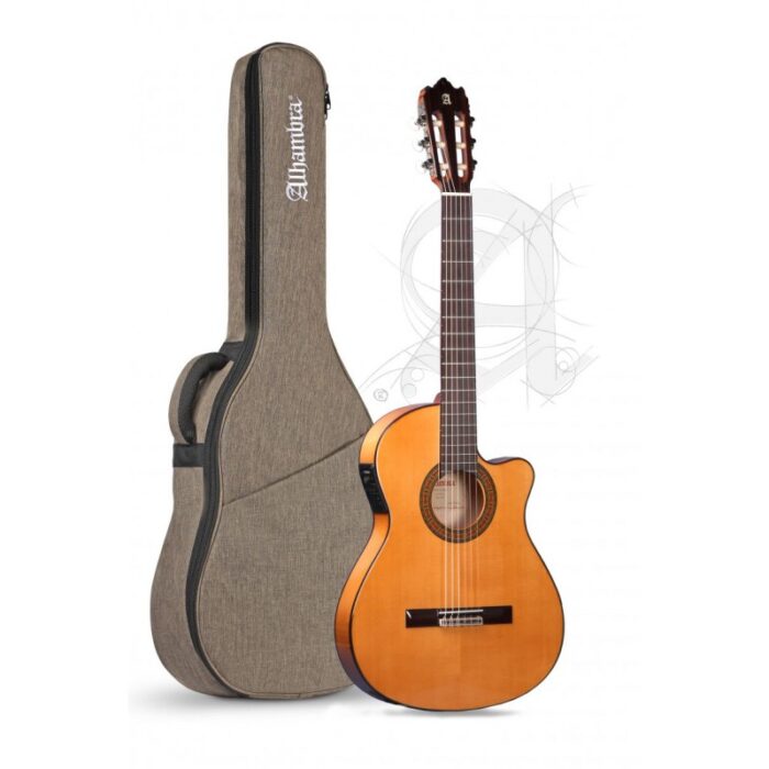 ALHAMBRA 3F CT E1  - GUITARRA FLAMENCA ELECTRIFICADA CUTAWAY (CUERPO ESTRECHO) CON ESTUCHE 9730