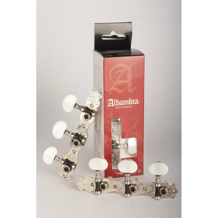 ALHAMBRA 9480 - CLAVIJERO PLATEADO PARA GUITARRA CLASICA