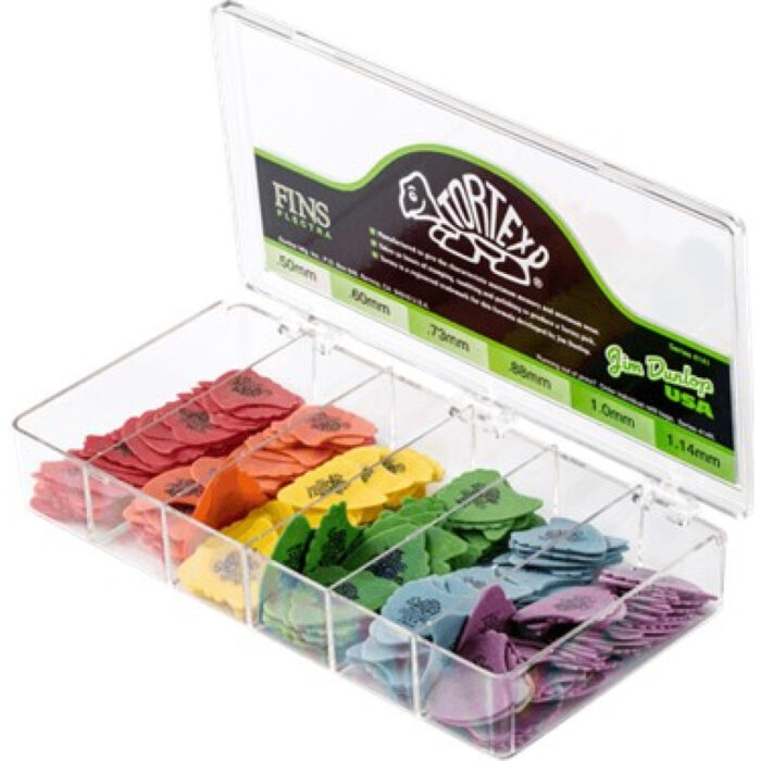 Caja 216 Púas Dunlop 4141 Tortex Fins - Imagen 3