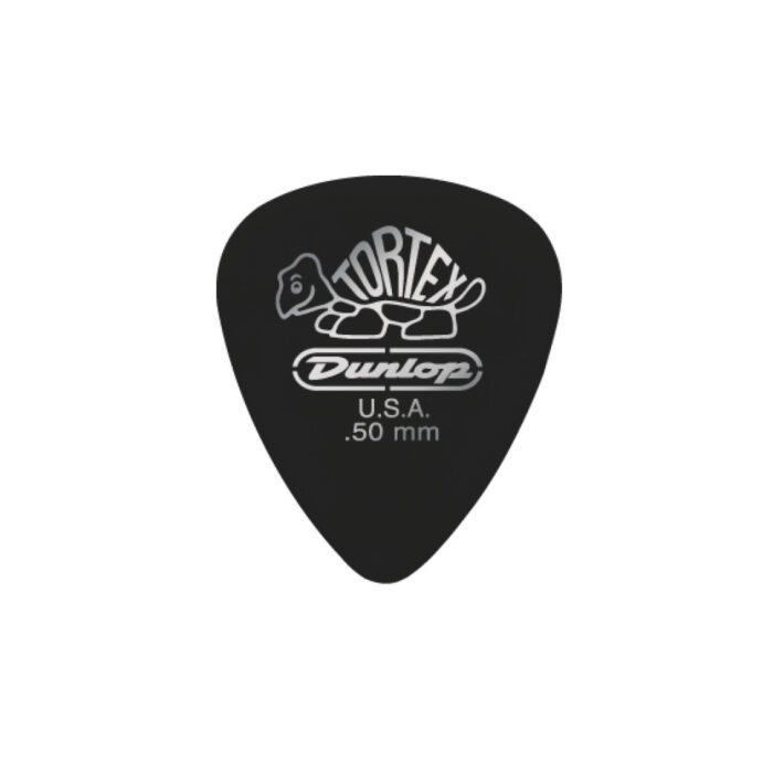Bolsa 72 Púas Dunlop 488R-050 Tortex Pitch Black Standard 0.50mm