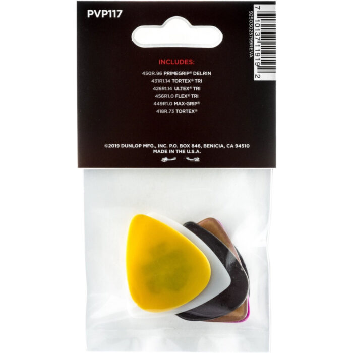 Bolsa 6 Púas Dunlop PVP-117 Variety Bass - Imagen 2
