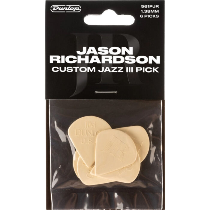 Bolsa 6 Púas Dunlop 561PJR Jason Richardson 1,38 Custom Jazz III - Imagen 2
