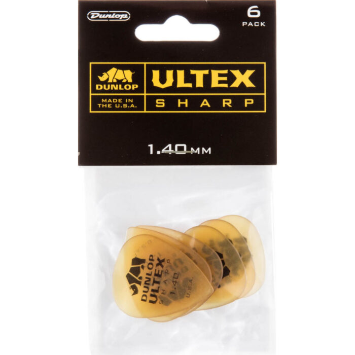 Player´s Pack 6 Púas Dunlop 433P-140 Ultex Sharp 1.40mm