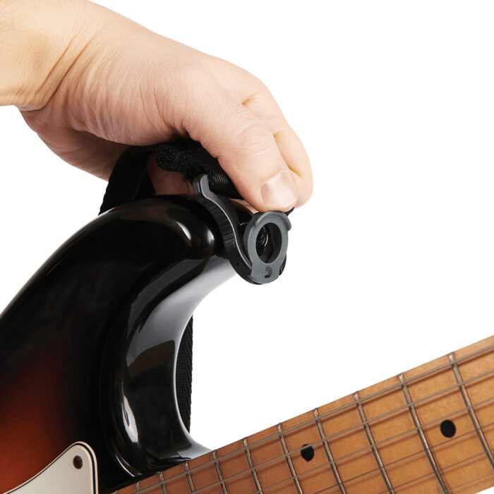 Correa D'Addario 50BAL03 Auto Lock Geometric Acolchada Negra - Imagen 2