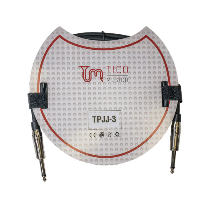 Cable Jack-Jack TCM TPJJ-3 Conector Níquel 3 Metros - Imagen 2