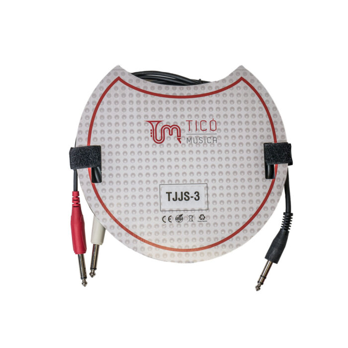 Cable Jack Stereo-2 Jack Mono TCM TJJS-3 3 Metro - Imagen 2