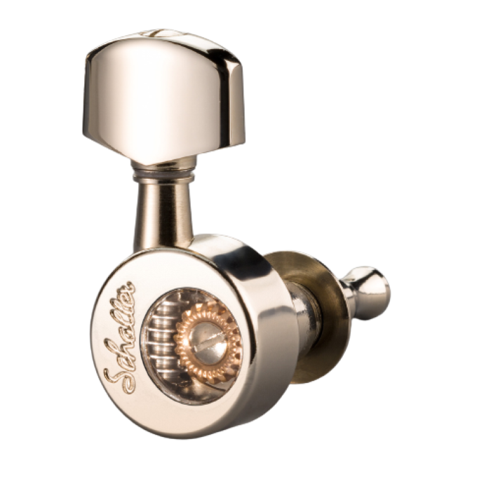 Clavijero Eléctrica Schaller Da Vinci Cromo Satinado 6L 10100320 - Imagen 2