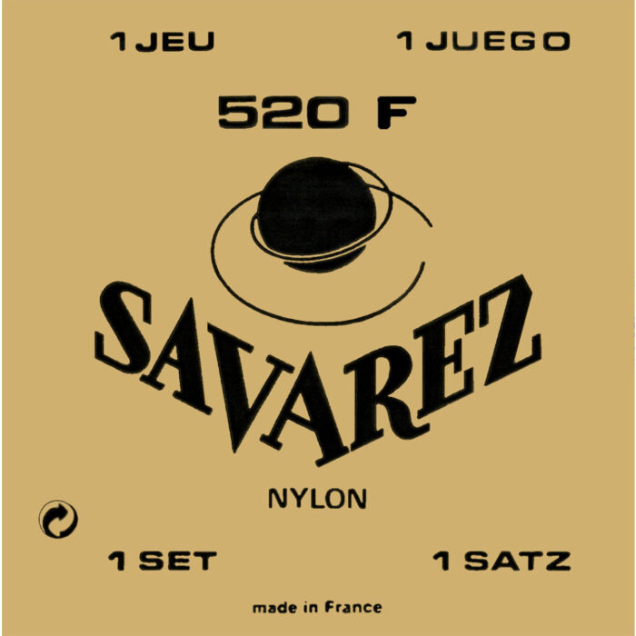 Juego Savarez Clásica Carta Roja 520-F (3ª entorchada)