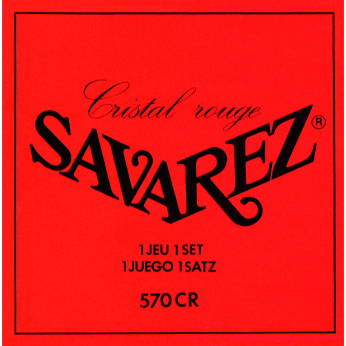 Juego Savarez Clásica Cristal Roja 570-CR