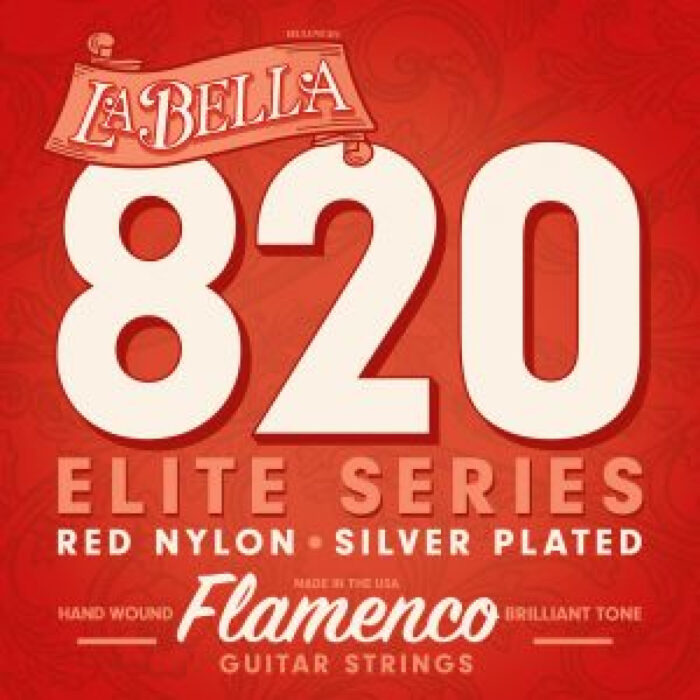 Juego Cuerdas La Bella Roja Flamenca 820