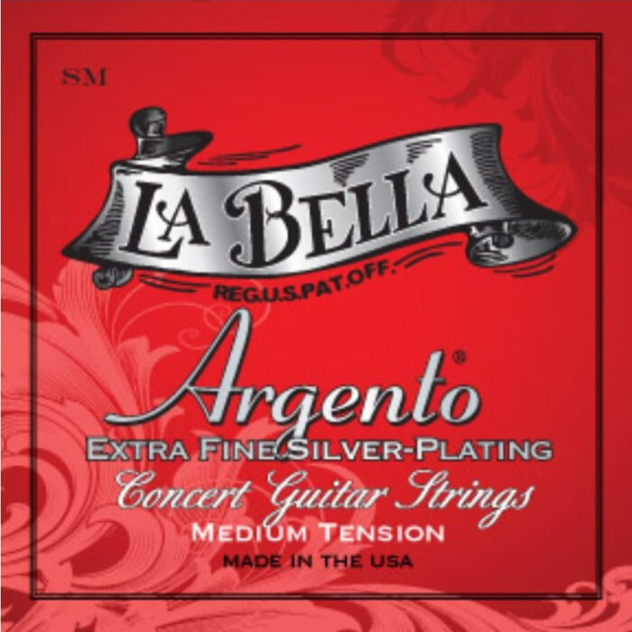 Juego La Bella Argento Silver Plating Medium Clásica SM