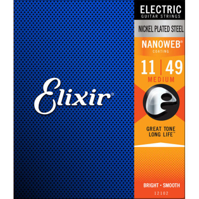 Juego Cuerdas Guitarra Eléctrica Elixir Nanoweb 12102 (011-049)