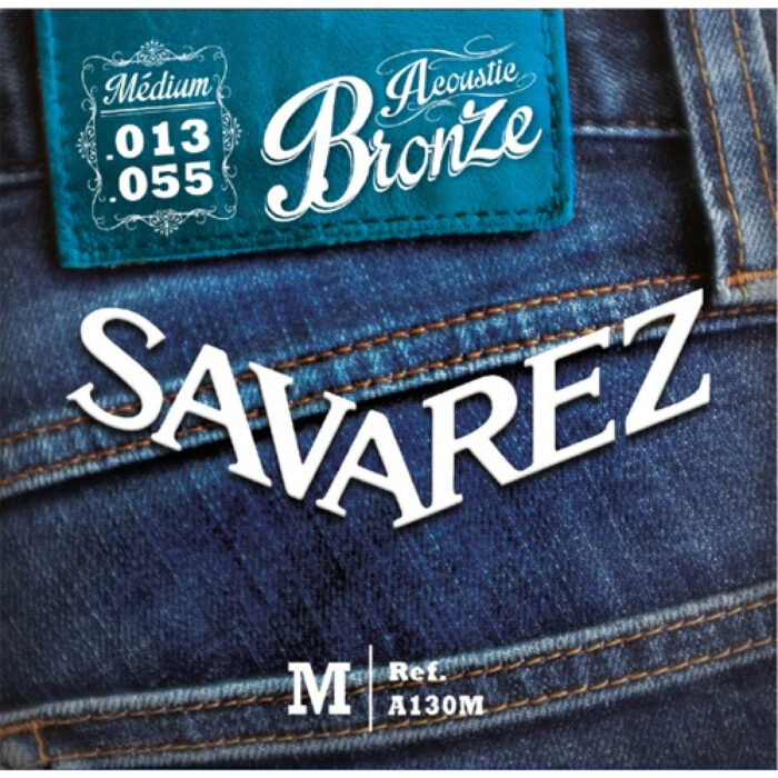 Juego Cuerdas Guitarra Acústica Savarez A130M Bronze 013-055
