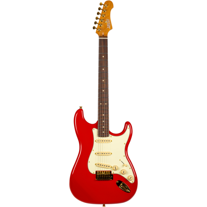 Guitarra Eléctrica Jet JS380-RDG Red, Gold Hardware