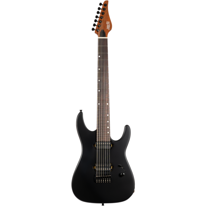 Guitarra Eléctrica 7 Cuerdas Jet JS507 Stygian Satin Black