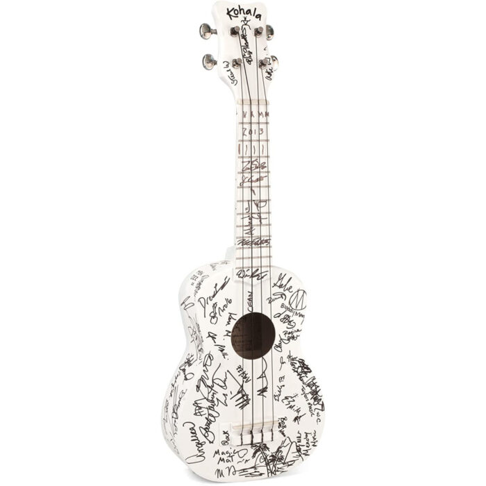 Ukelele Kohala Canvas Soprano KC-S Blanco para decorar - Imagen 3