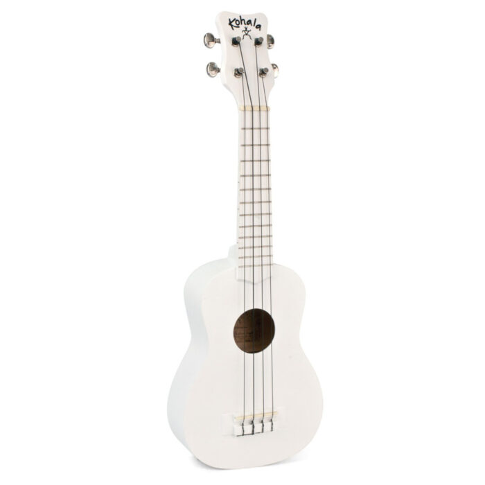 Ukelele Kohala Canvas Soprano KC-S Blanco para decorar