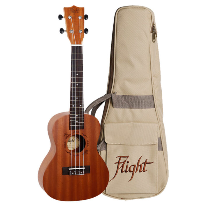 Ukelele Concert Flight NUC-310 Natural Sapelly - Imagen 2