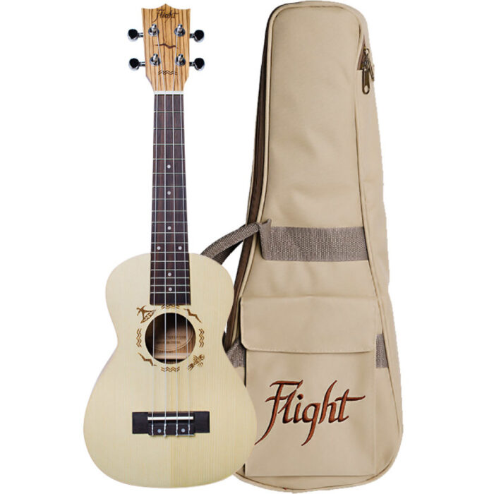 Ukelele Concert Flight DUC-325 Designer Zebrano
