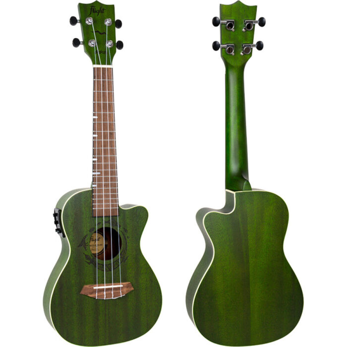 Ukelele Concert Flight DUC-380CEQ Gemstone Electroacustico Jade - Imagen 2