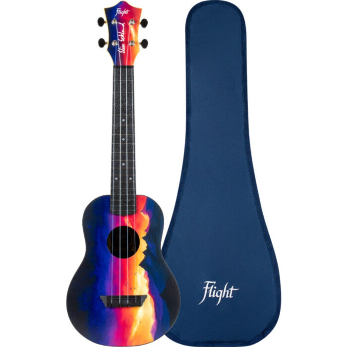 Ukelele Concert Flight TUC-EE Travel Sunset Elise Ecklund