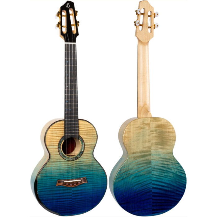 Ukelele Tenor Flight A10FM Anniversary Series Faded Blue - Imagen 2