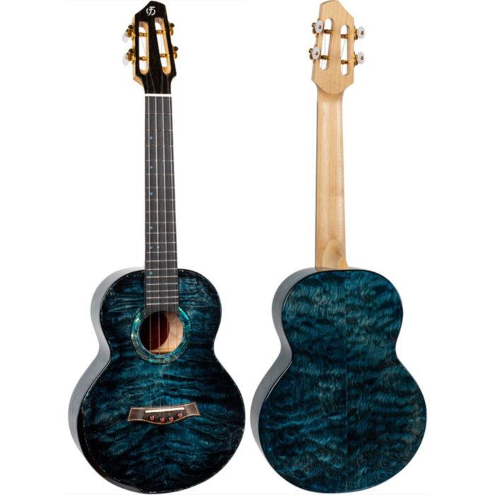 Ukelele Tenor Flight A10QM Anniversary Series Aqua Blue - Imagen 2