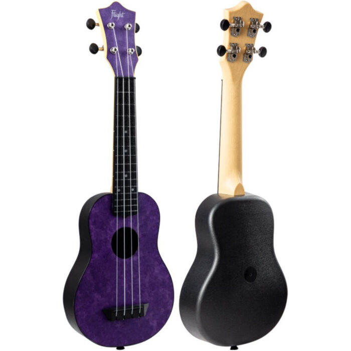 Ukelele Soprano Flight TUS-65 Travel Amethyst