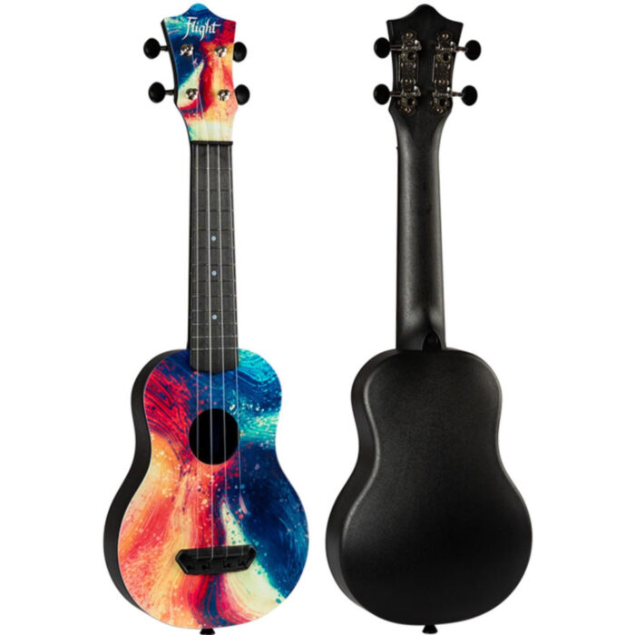 Ukelele Soprano Flight UTS-40 Ultra Travel Series Swirl - Imagen 2
