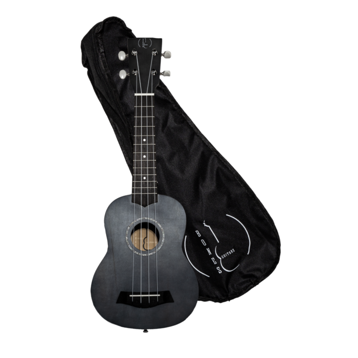 Ukelele Soprano Bones SP200S-BK Linden Negro Satinado - Imagen 6