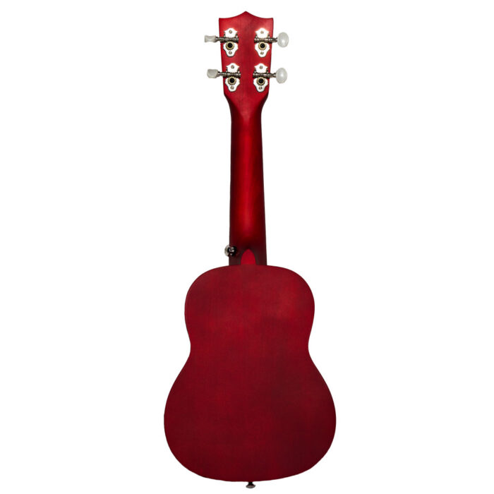 Ukelele Soprano Bones SP200S-RD Linden Rojo Satinado - Imagen 2