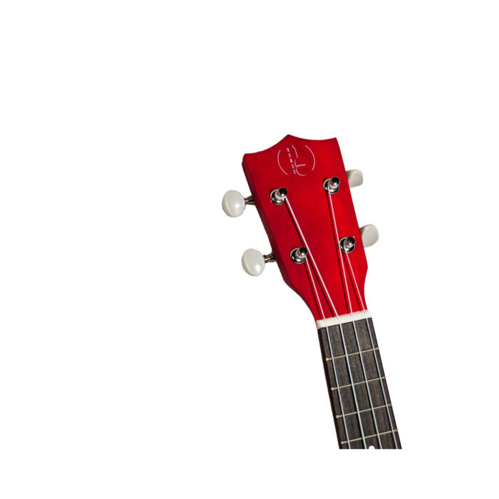 Ukelele Soprano Bones SP200S-RD Linden Rojo Satinado - Imagen 4