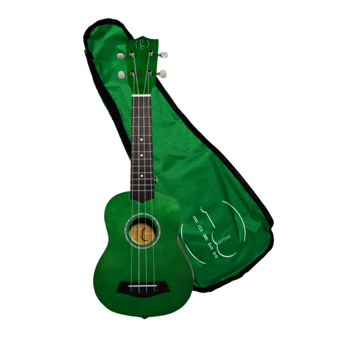 Ukelele Soprano Bones SP200S-GN Linden Verde Satinado - Imagen 6