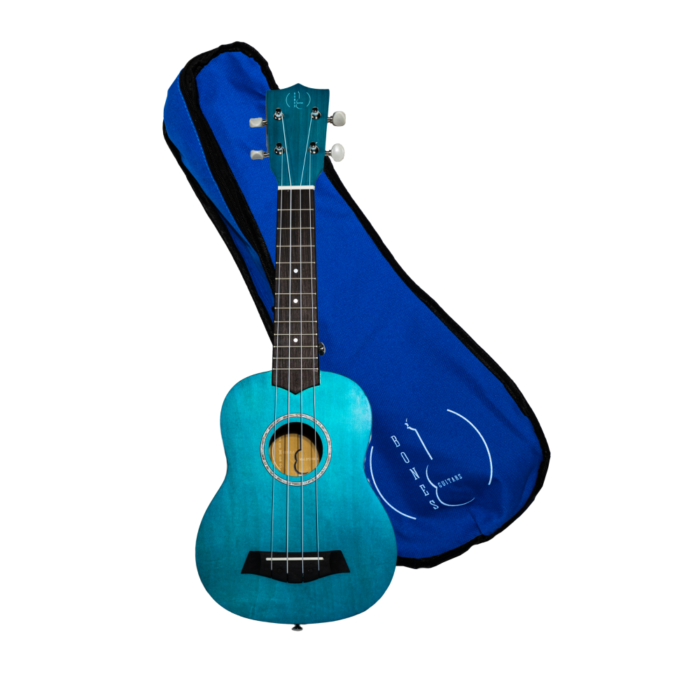 Ukelele Soprano Bones SP200S-BL Linden Azul Satinado - Imagen 6