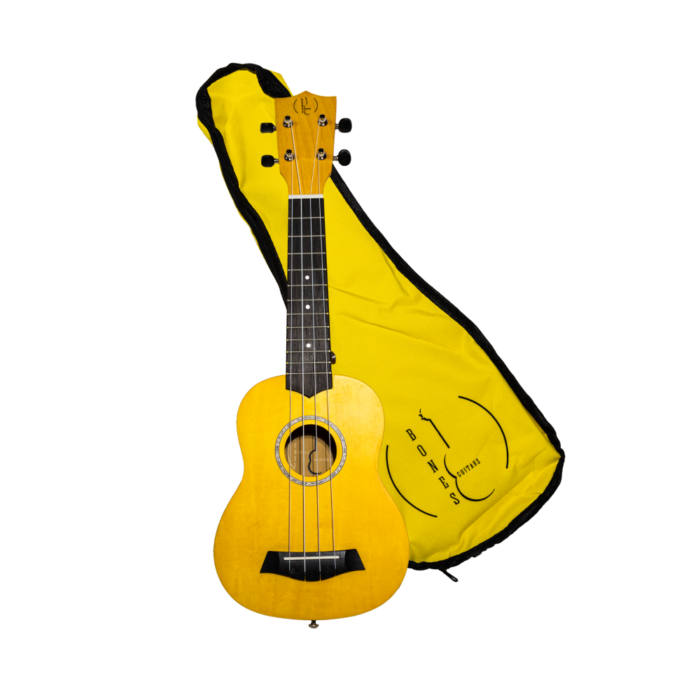 Ukelele Soprano Bones SP200S-YW Linden Amarillo Satinado - Imagen 6