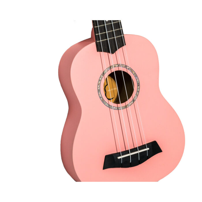 Ukelele Soprano Bones SP200S-PK Linden Rosa Satinado - Imagen 3