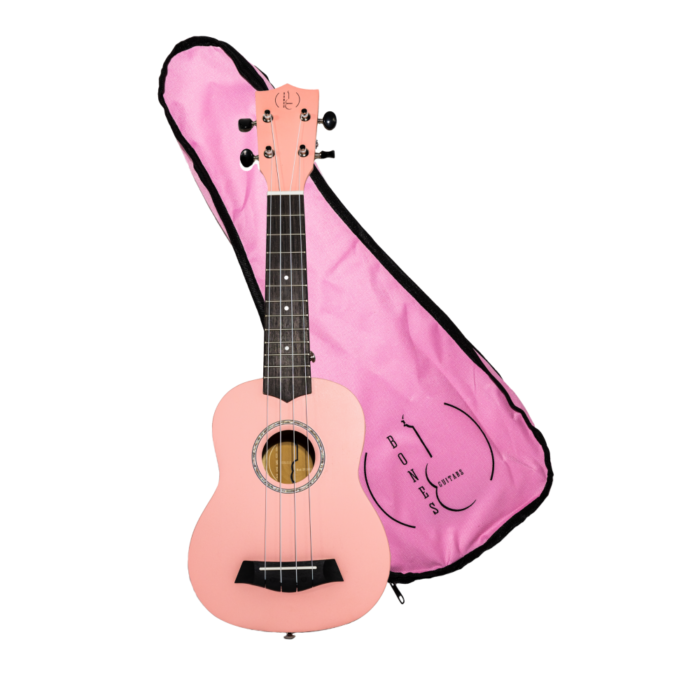 Ukelele Soprano Bones SP200S-PK Linden Rosa Satinado - Imagen 6