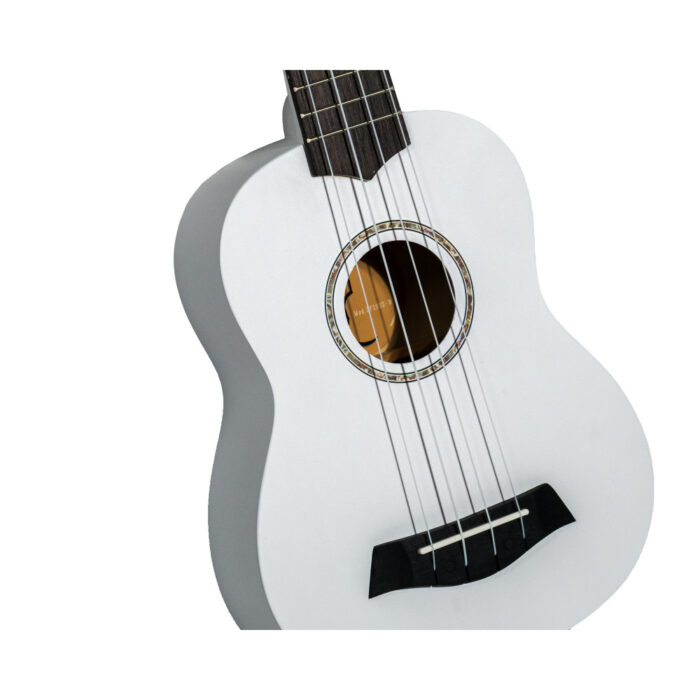 Ukelele Soprano Bones SP200S-WH Linden Blanco Satinado - Imagen 3